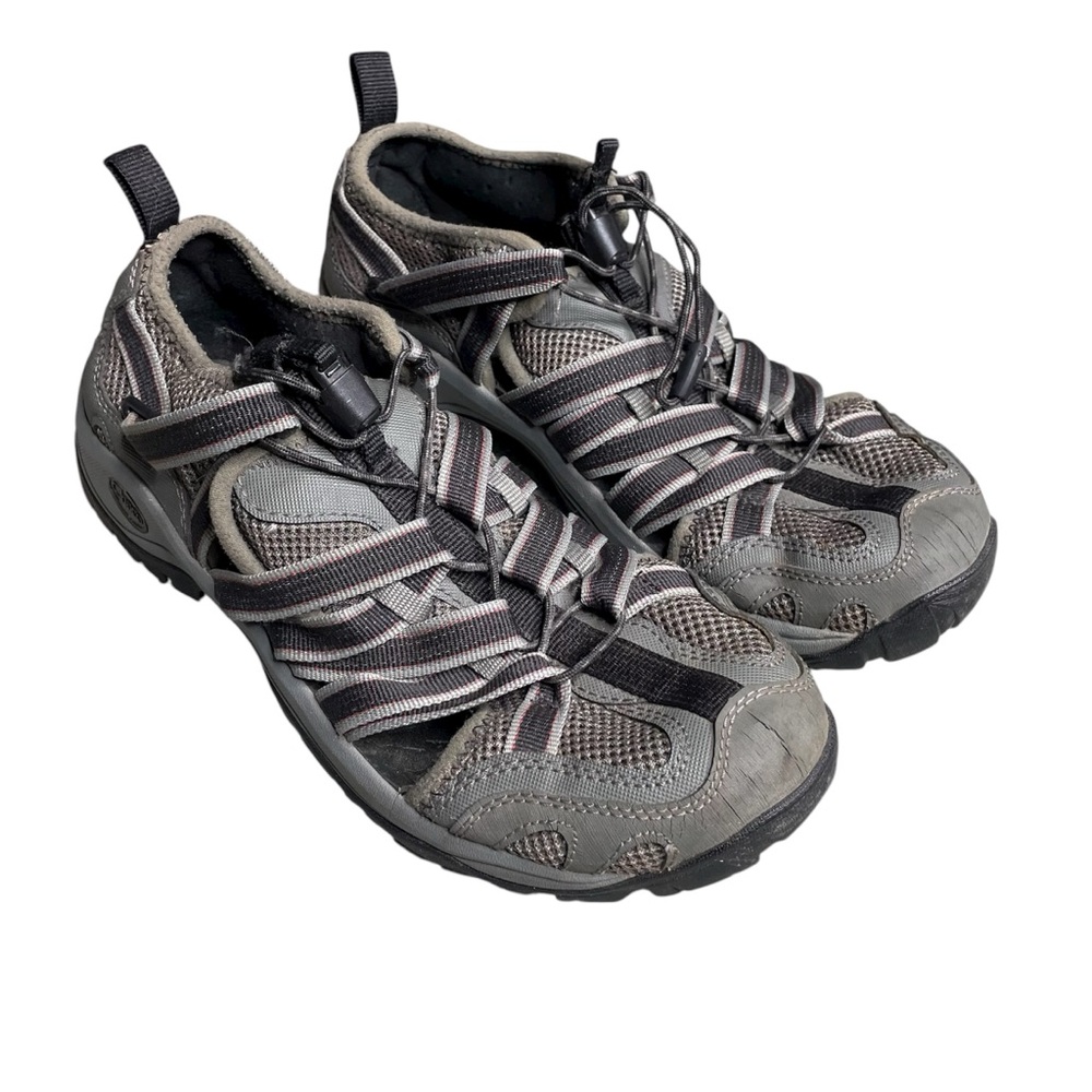 Chaco Outcross Lace Pro Water Shoes Sandals mens Size 9 Gray Trail Hiking